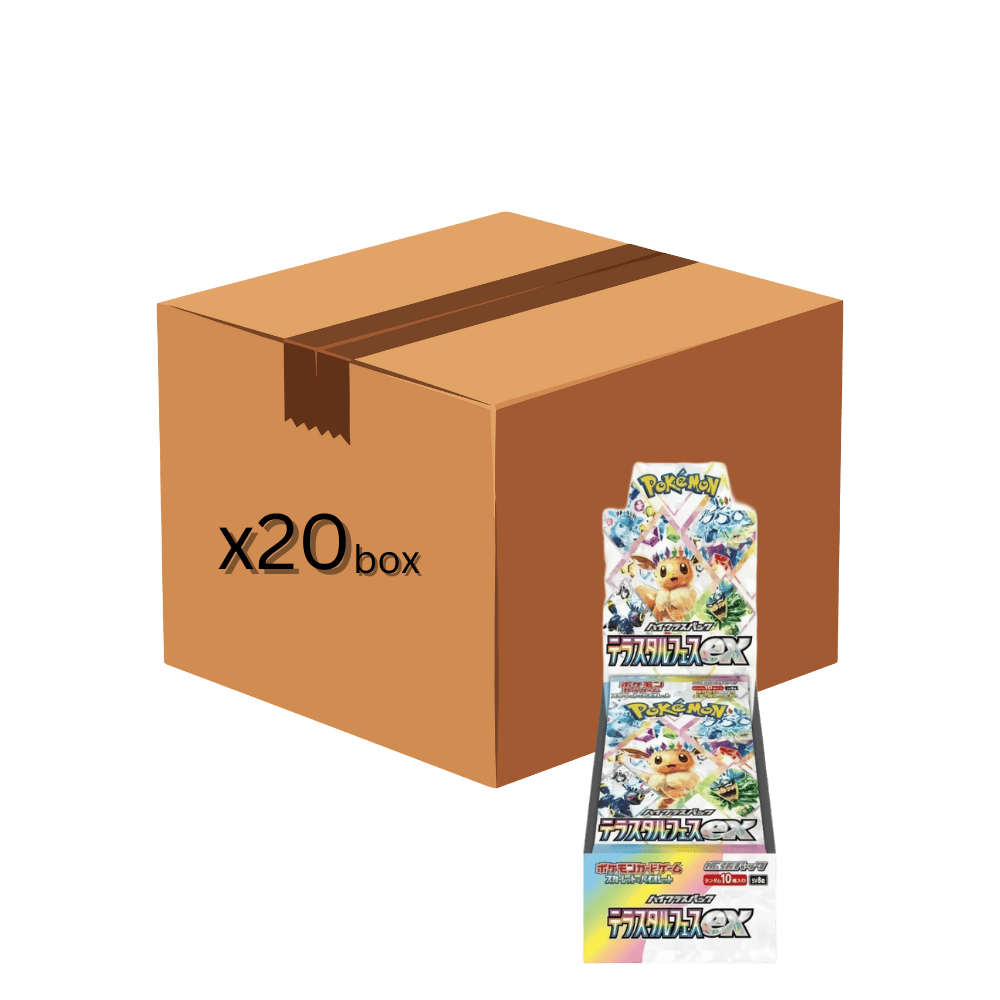 POKÉMON - TERASTAL FEST EX [SV8A] - GIAPPONESE - 10 BUSTINE