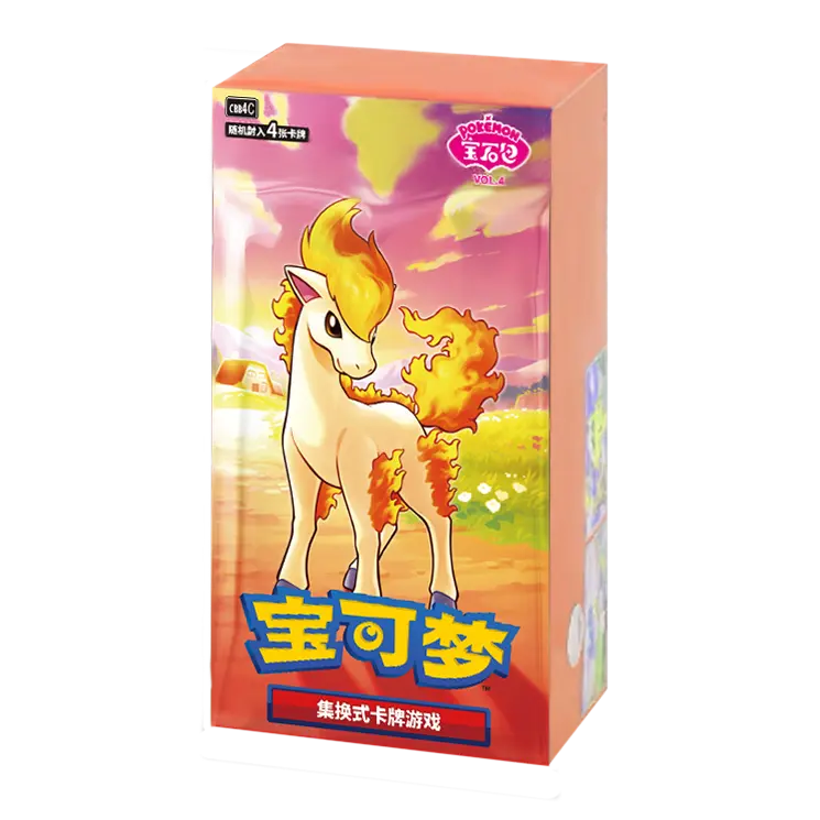 POKÉMON - GEM PACK VOL.4 (CBB4C) - CINESE - 15 BUSTINE